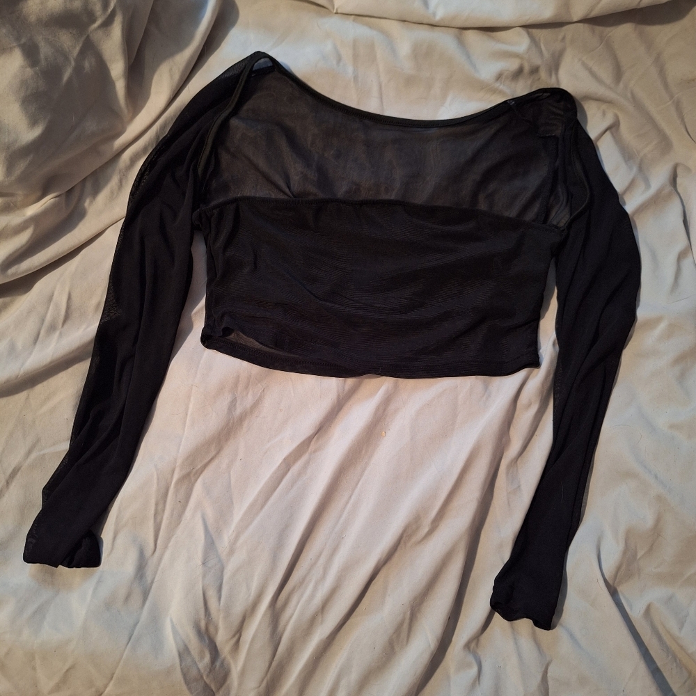 Mesh Crop Top